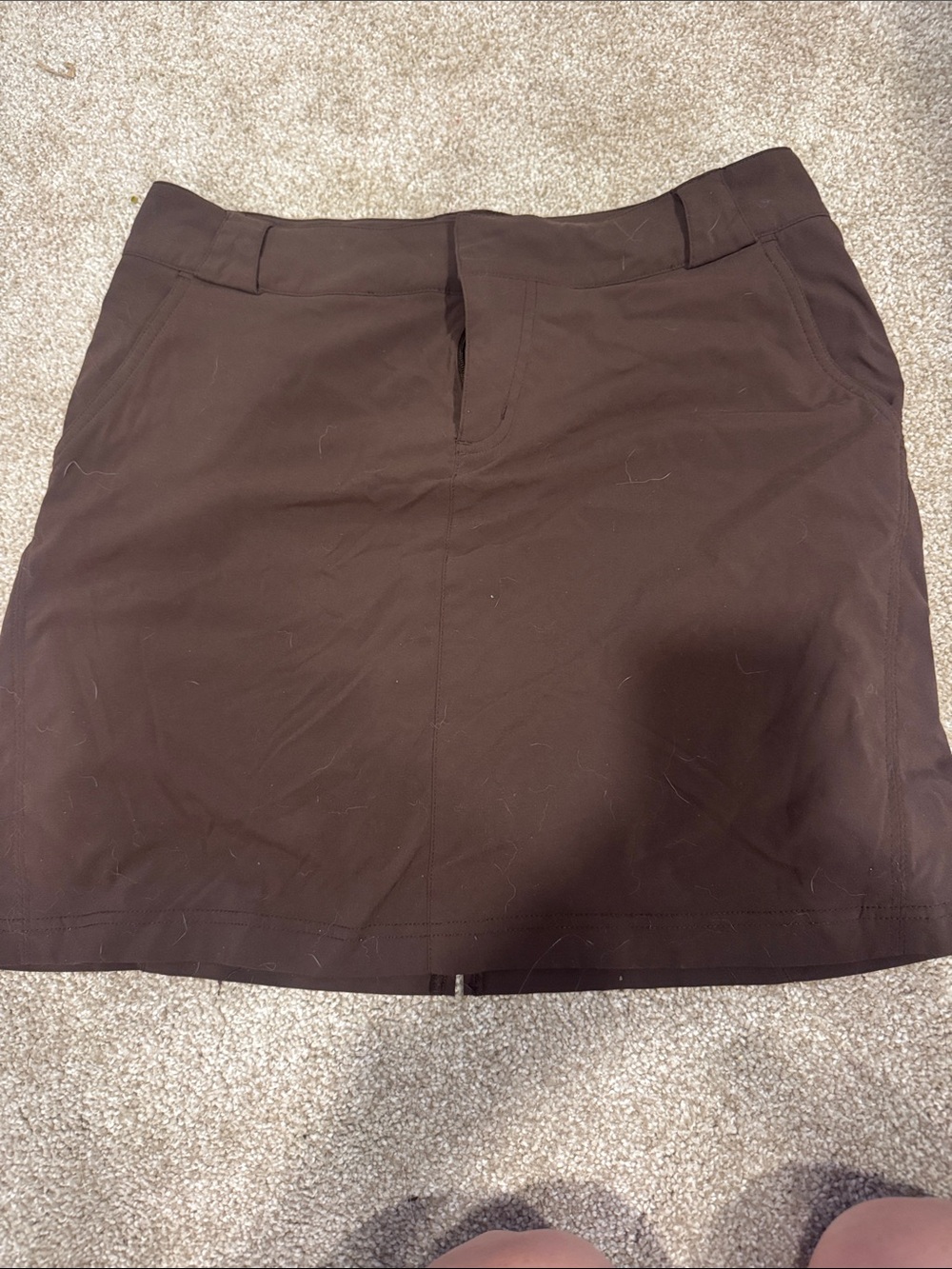 Columbia Women's Dark Brown Golf Skort
